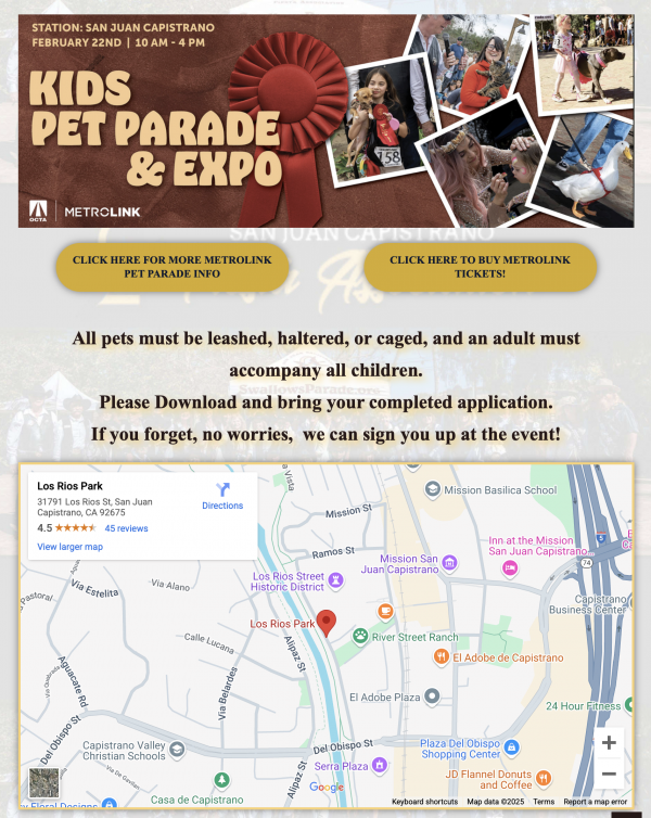 Kids Pet Parade & Expo – Saturday February 22nd 10am-4pm